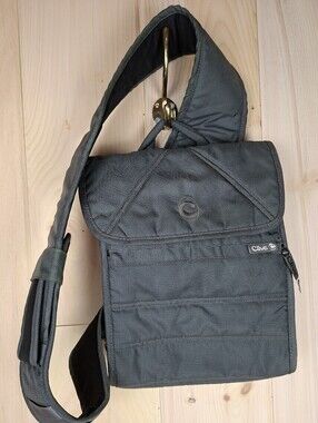 Clive Crossbody Messenger Gray Men's Bag, Non Zip Storage Adjustable Sling Bag